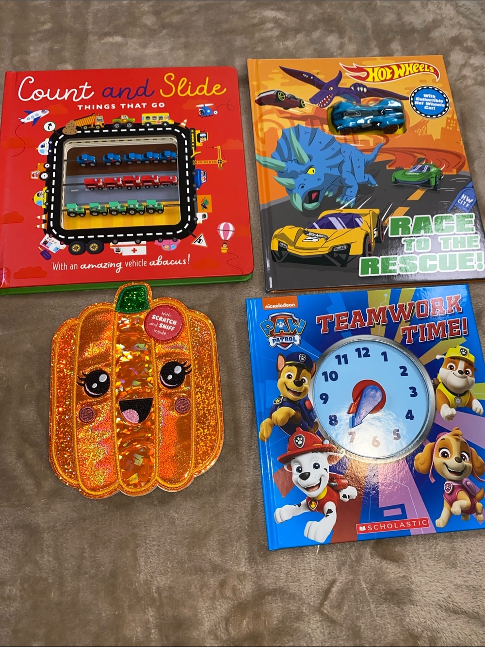 Scholastic Blue Paw Patrol, Hot Wheels, and more Interactive Books